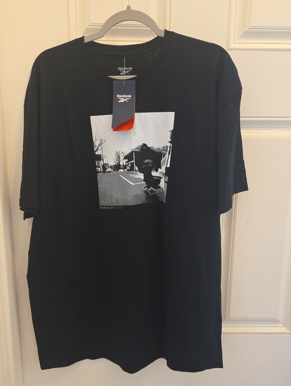 Reebok Black Short-Sleeve Skate Photo Graphic Tee